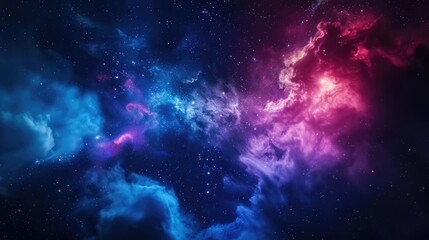 Fototapeta premium Colorful space galaxy cloud nebula. Universe science astronomy. Supernova background wallpaper.