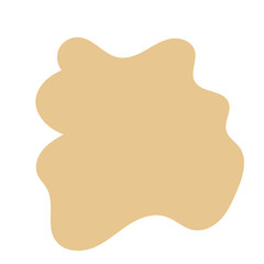 Neutral abstract shapes blob vector decoration