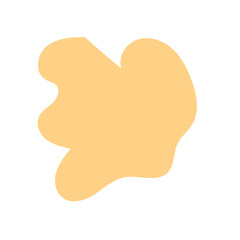 Neutral abstract shapes blob vector decoration