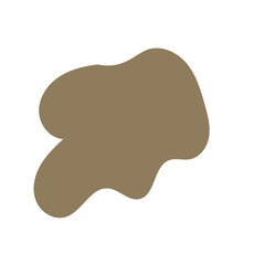 Neutral abstract shapes blob vector decoration