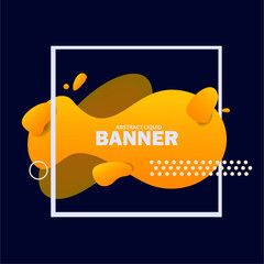 Liquid color background design. Liquid gradient shape composition. Futuristic design poster. Vector Eps.