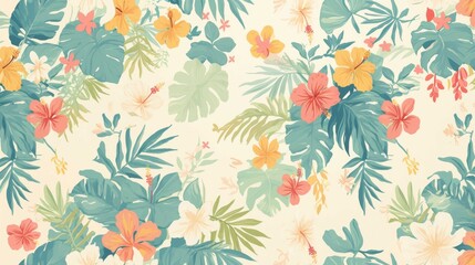 Aloha State with a whimsical pattern