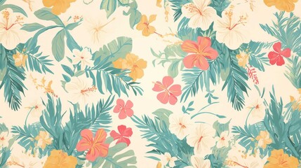 Aloha State with a whimsical pattern