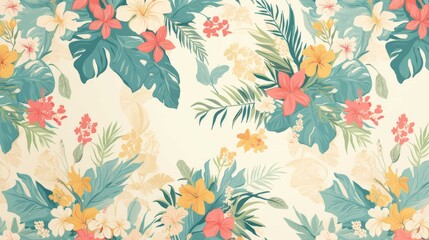 Aloha State with a whimsical pattern