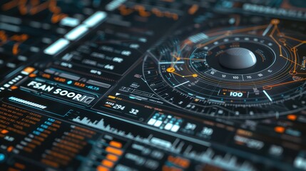 close-up of a digital bond trading platform, with detailed graphics and interactive elements on a modern, sleek interface