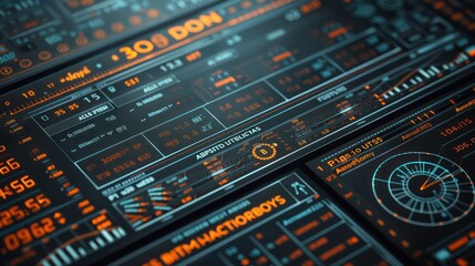 close-up of a digital bond trading platform, with detailed graphics and interactive elements on a modern, sleek interface