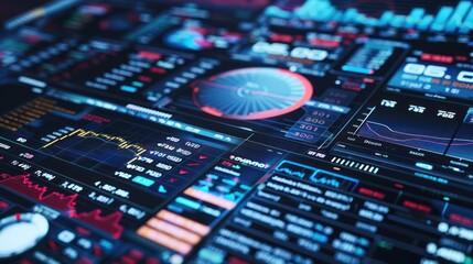 close-up of a digital bond trading platform, with detailed graphics and interactive elements on a modern, sleek interface