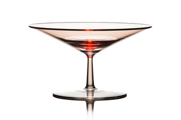 martini glass with red wine