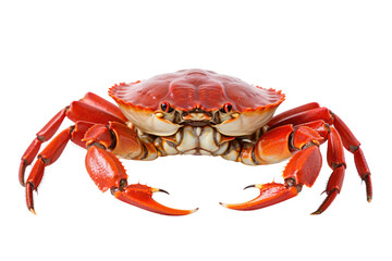 Crab in Defensive Pose isolated on transparent background