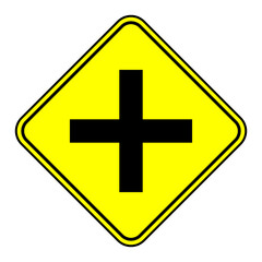 cross road, vector illustration, icon