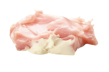 Creamy Lard isolated on transparent background