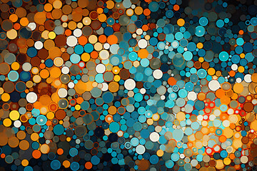 Abstract Circles Pattern background illustration