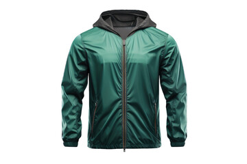 Waterproof Nylon Jacket for Outdoor Activities isolated on transparent background