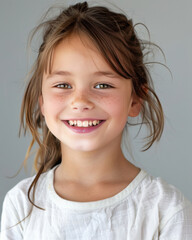 cute little girl smiling