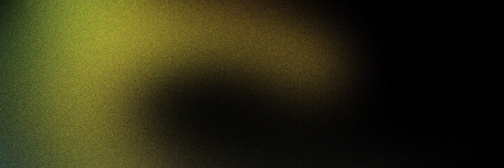 Abstract blurred background with soft gradient colors of green and yellow blending into black, creating a smooth and artistic effect.