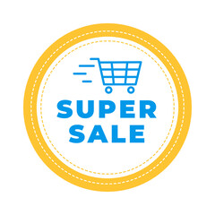 Super Sale Banner Icon