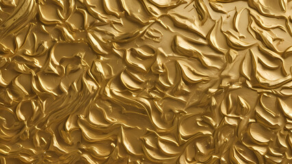 Realistic Of Rough Texture of Golden Plate Surface