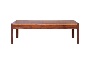 Wooden long bench