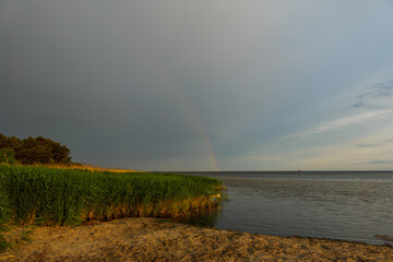 Jastarnia on the Hel Peninsula on the Baltic Sea drone photo