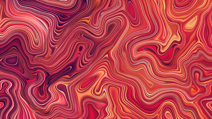 Obraz premium Fiery Elegance: Intricate Abstract Pattern. Generative AI