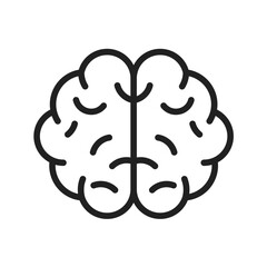 Human Brain icon vector image. Suitable for mobile application web application and print media.