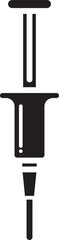 Syringe Glyph Icon