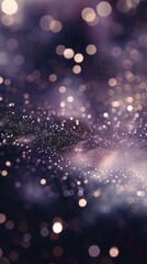Shimmering rosegold stars over a deep violet canvas with white twinkles creating a dreamy ambiance Perfect for romantic invitations or enchanting themes