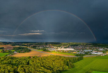 Fototapeta premium Regenbogen - Belm