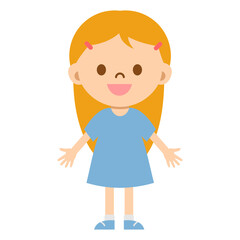 Cute Children Character Vector