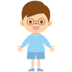 Cute Children Character Vector