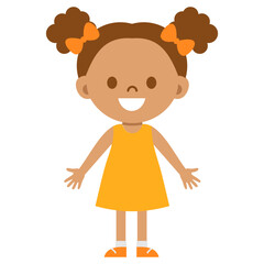 Cute Children Character Vector