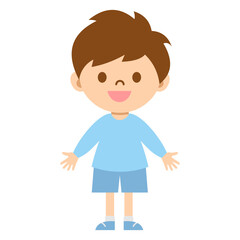 Cute Children Character Vector