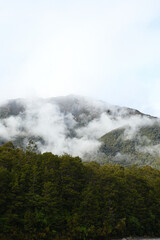 Obraz premium clouds over the mountain