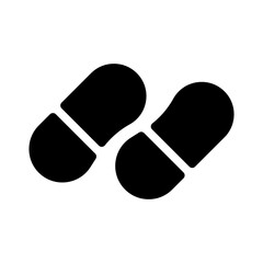 footprint glyph icon