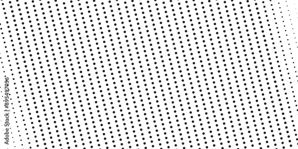 Poster basic halftone dots effect in black and white color. halftone effect. dot halftone. black white half