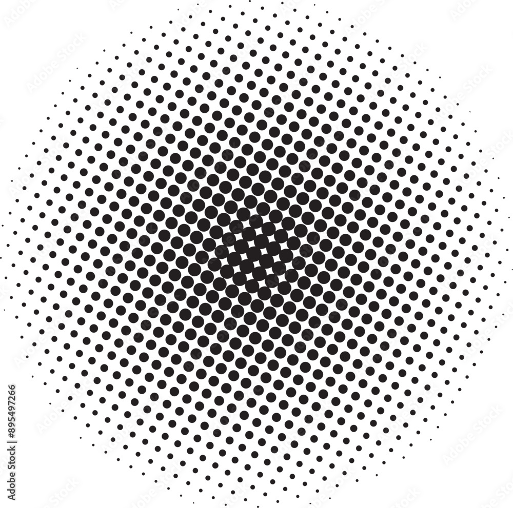 Poster background with monochrome dotted texture. polka dot pattern template vector dots pattern