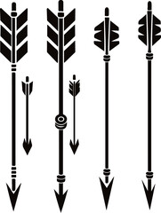 Black Arrow Silhouettes