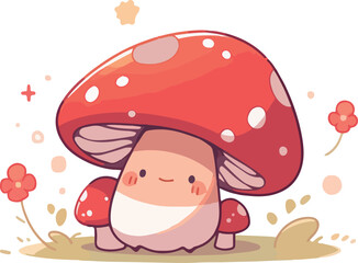 Cute Chibi Mushroom
