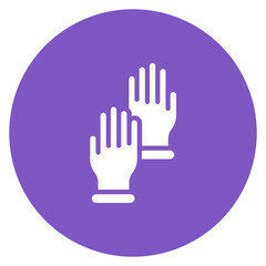 Obraz premium Protective Gloves icon vector image. Can be used for Personal Transportation.