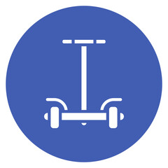 Self Balancing Transportation icon vector image. Can be used for Personal Transportation.