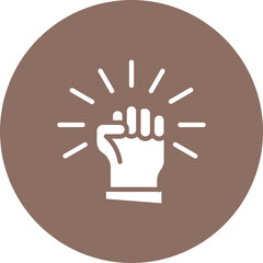 Empowerment icon vector image. Can be used for Charity.