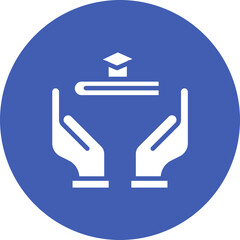 Education Support icon vector image. Can be used for Charity.