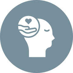 Empathy icon vector image. Can be used for Charity.