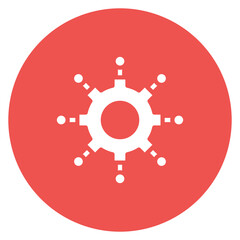 Resource Allocation icon vector image. Can be used for Action Plan.