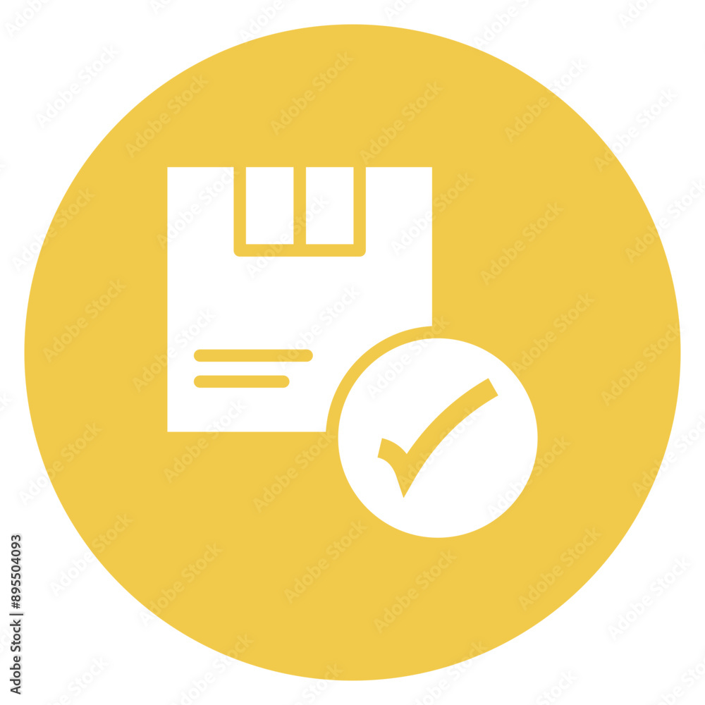 Wall mural Order Fulfillment icon vector image. Can be used for Operations Management.