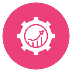 Lean Manufacturing icon vector image. Can be used for Operations Management.