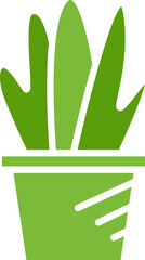 Plant Pot Icon Illustration