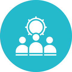 Management icon vector image. Can be used for Professional Services.