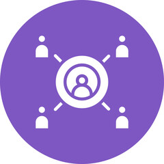 Outsourcing icon vector image. Can be used for Professional Services.