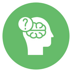 Dementia Care icon vector image. Can be used for Elderly Care.